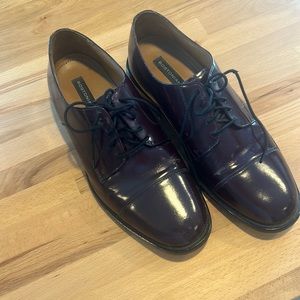 Bostonian Luxe burgundy 11 wide dress shoe